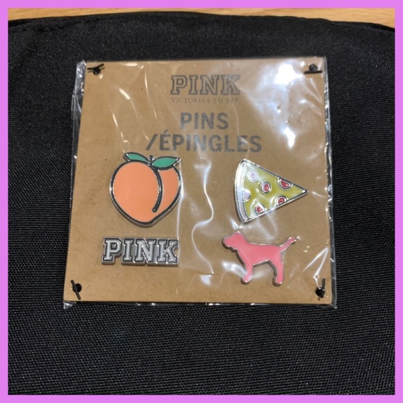 PINK VS Mini Backpack & Pin Set - Picture 7 of 8